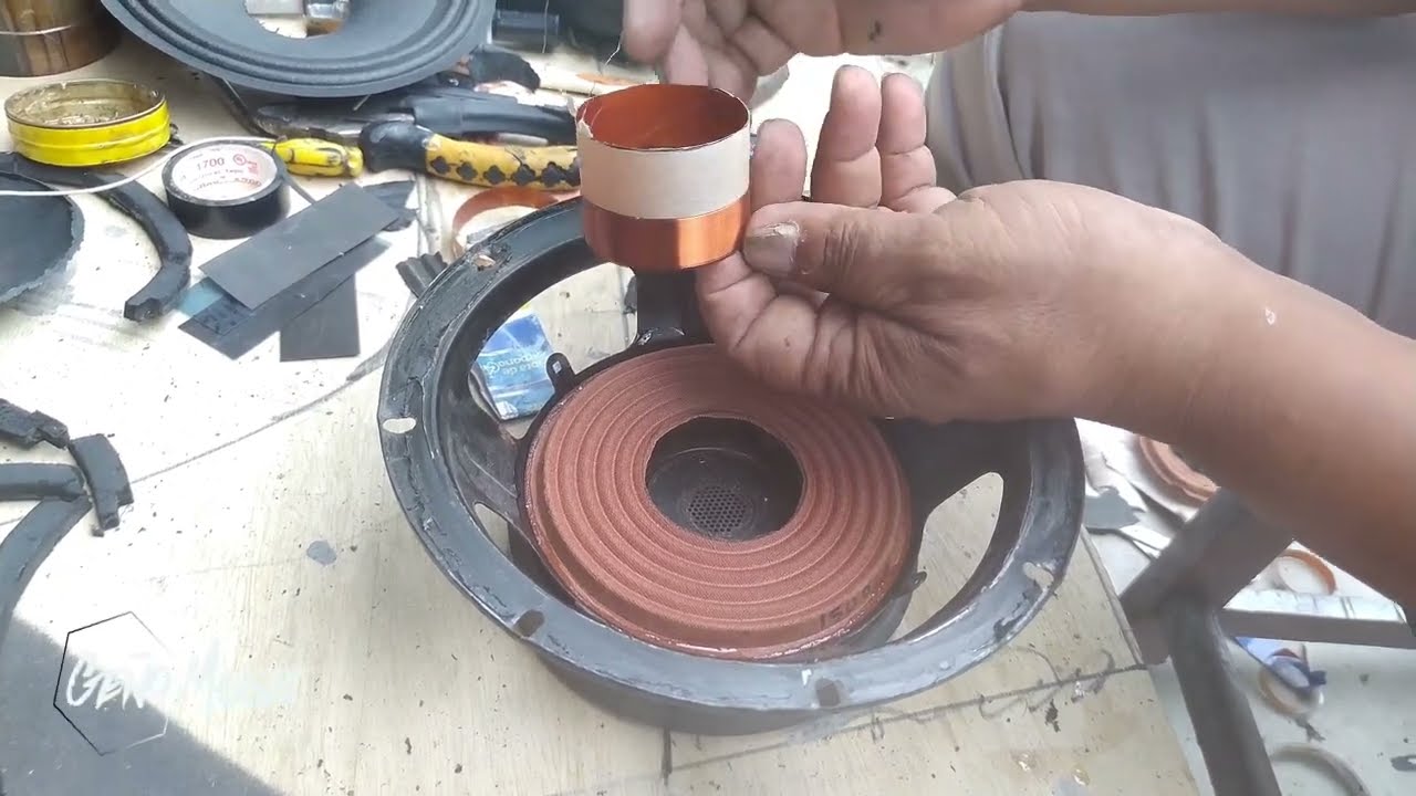 Restauración  completa de bocina o parlante de 8 pulgadas 2022