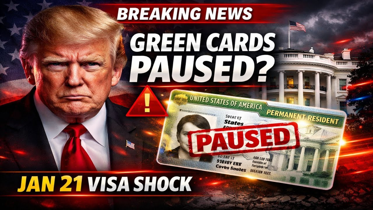 Green Cards Paused What the January 21 Visa News Really Means