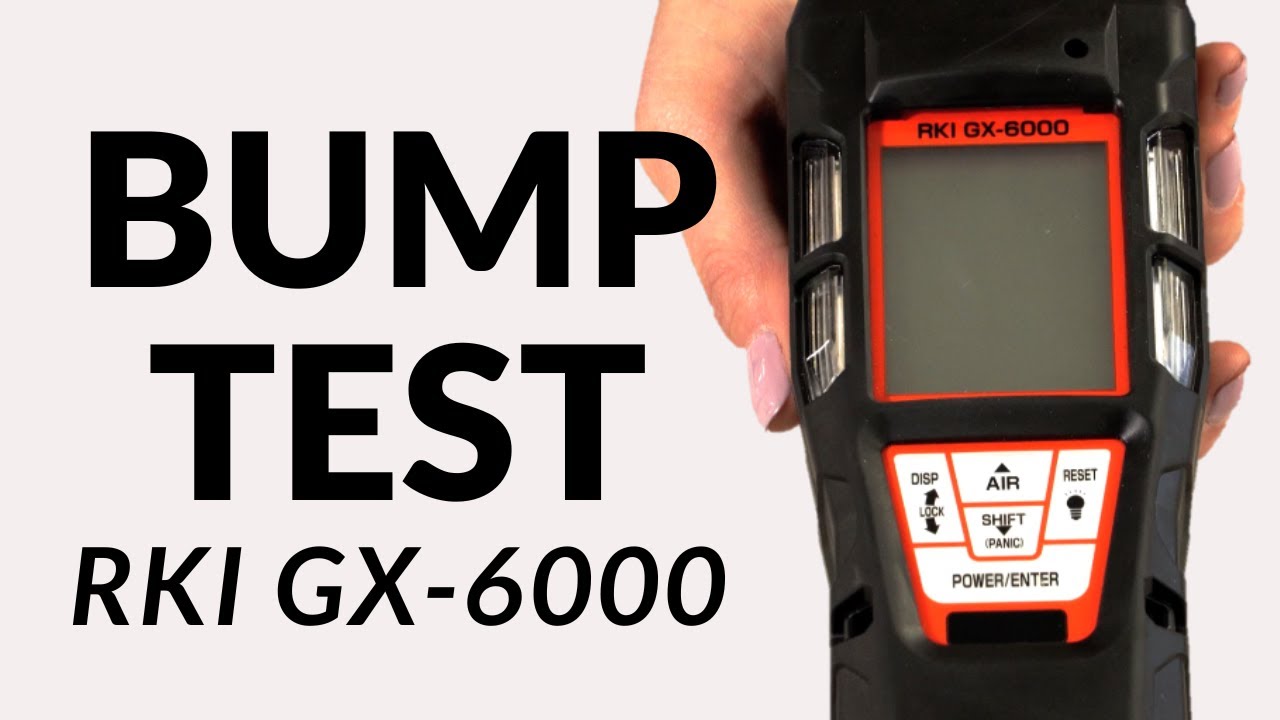 RKI GX-6000 Bump Test