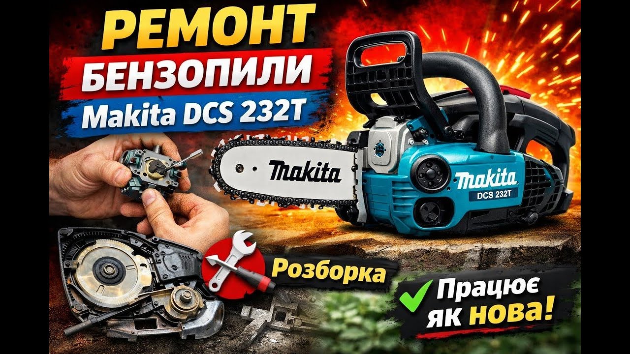 Ремонт бензопилы Makita (Makita Chainsaw Repair)