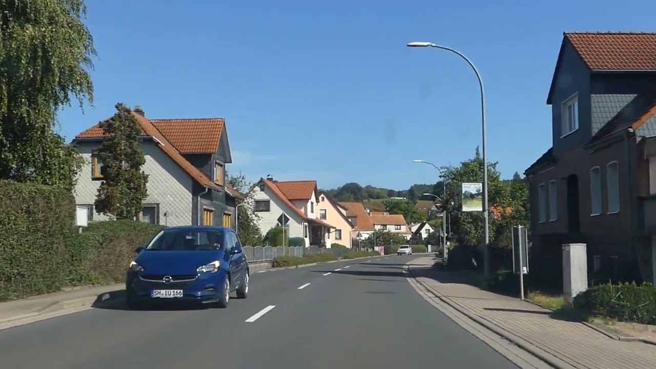Herges - Hallenberg 🙄 Heute   📹  Damals zu hause 👉 1:14 sek. links 🚘 27.9.2023