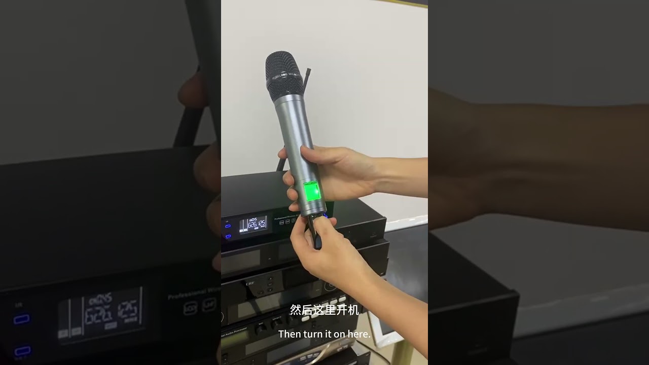 Professional UHF Wireless Microphone System