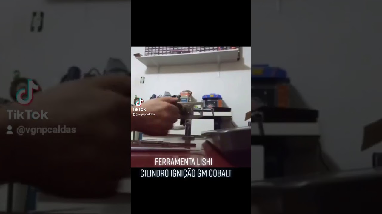 Lishi HU100 - Cilindro de ignição GM Cobalt.