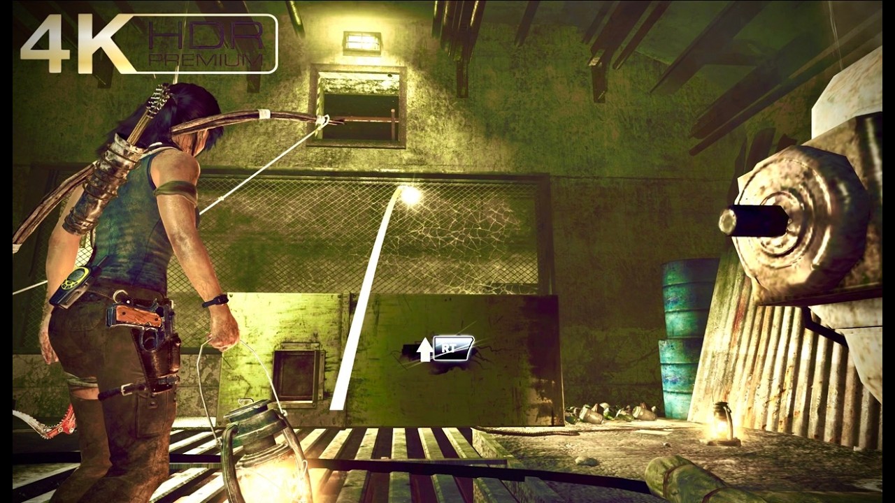 TOMB RAIDER, COMMUNICATION CONSOLE, ACQUIRE WWII SUBMACHINE-GUN