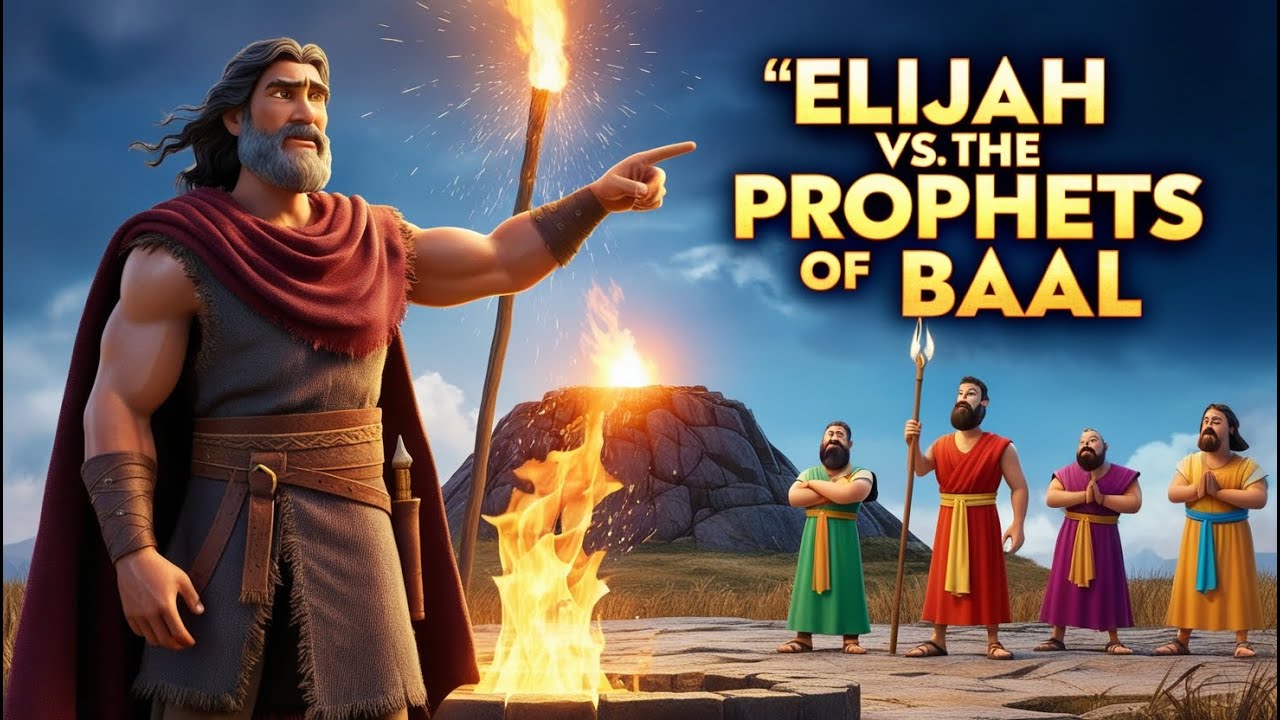 one Man vs 450 Prophets “The Fire That Proved God Is Real” #bibleanimation @TheChristianGrain-k4o