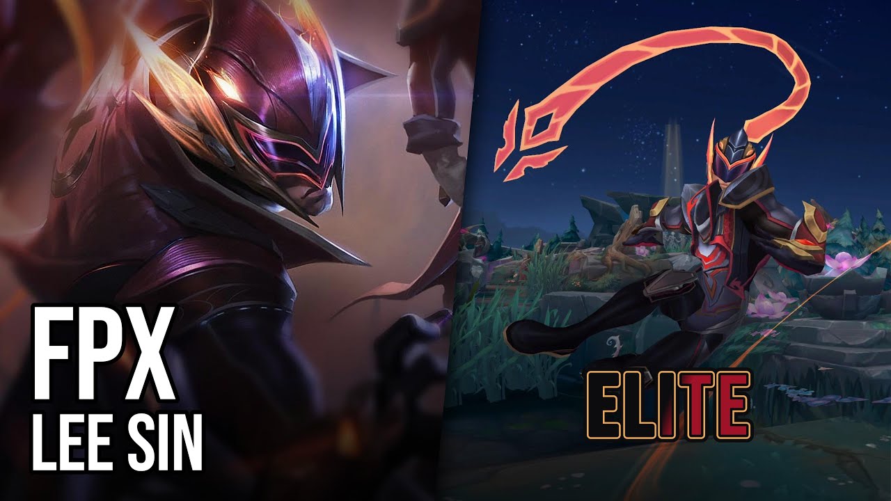 Elite FPX Lee Sin Skin | League of Legends | Chromas Skin