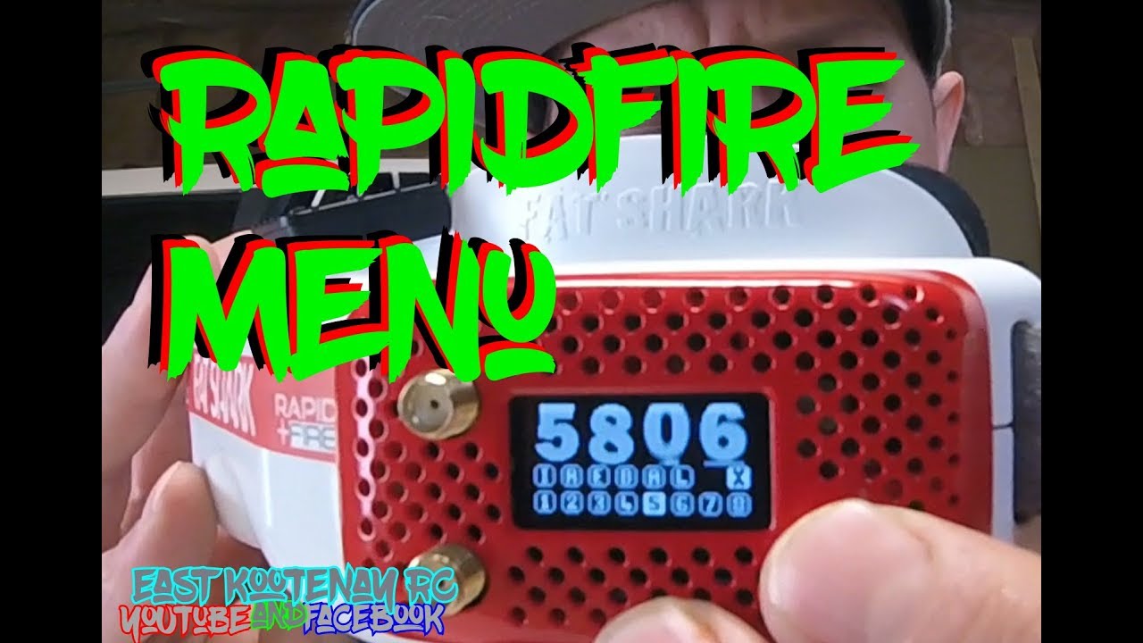 RapidFire Menu Overview