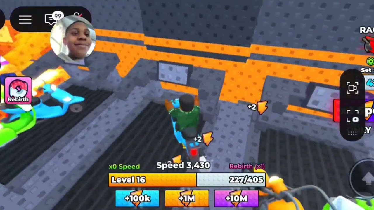 GESM plays Motorcycle race, Hide and Seek, And more on Roblox.** With my new friend** 