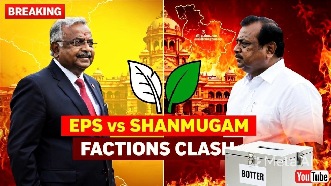 AIADMK Civil War Before Vijay Floor Test | EPS vs Shanmugam Factions Clash