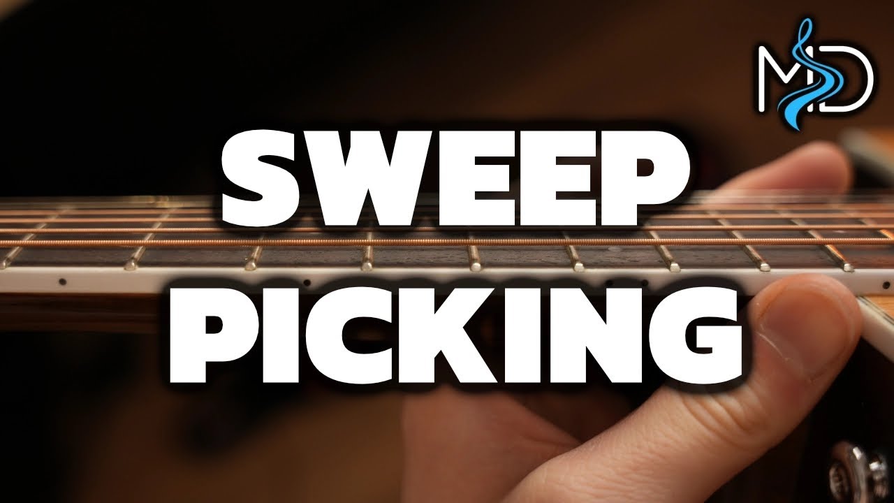 Technika Sweep Picking - Arpeggio - dla początkujących [LEKCJA]