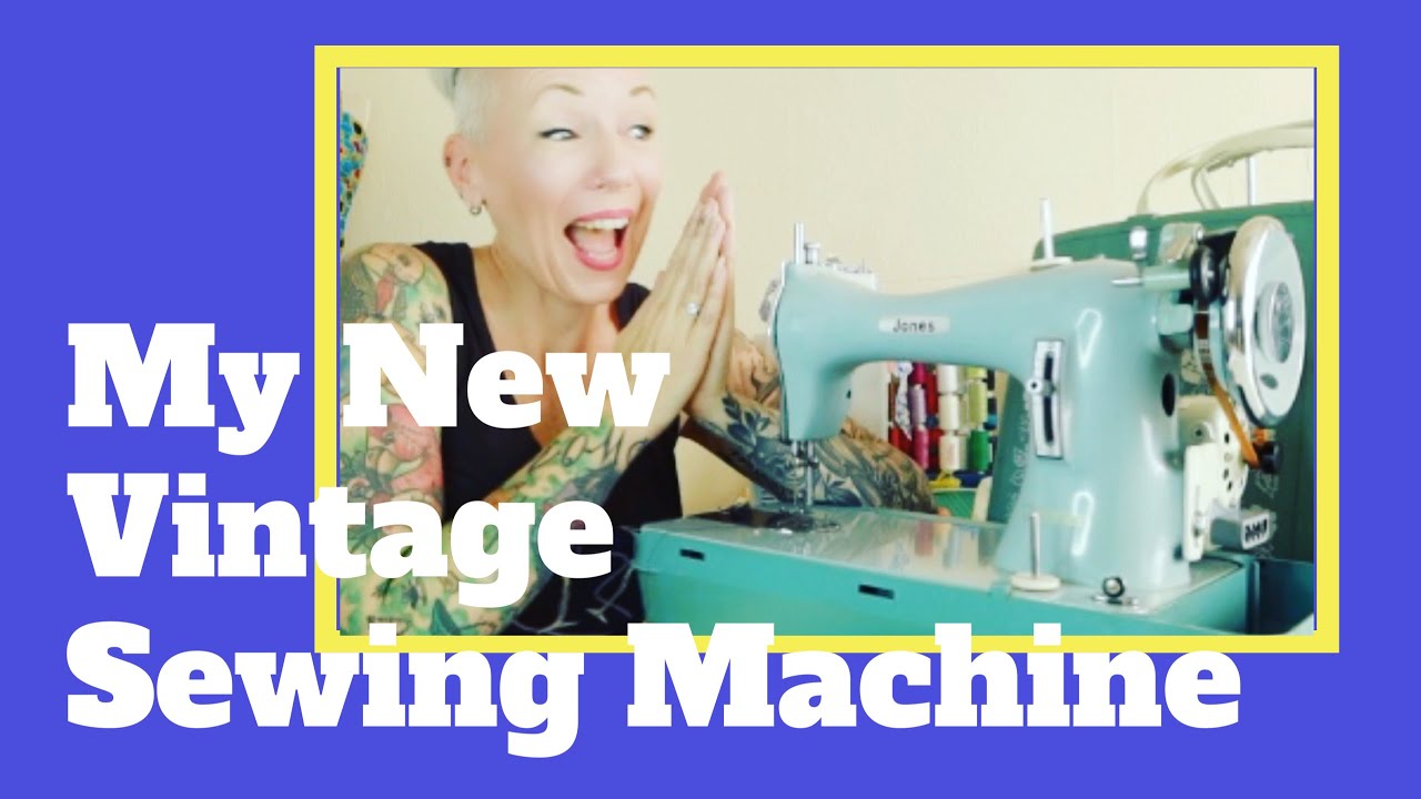 Vintage Sewing Machine Shock  | Sewing Machine Unboxing | Jones C 59117