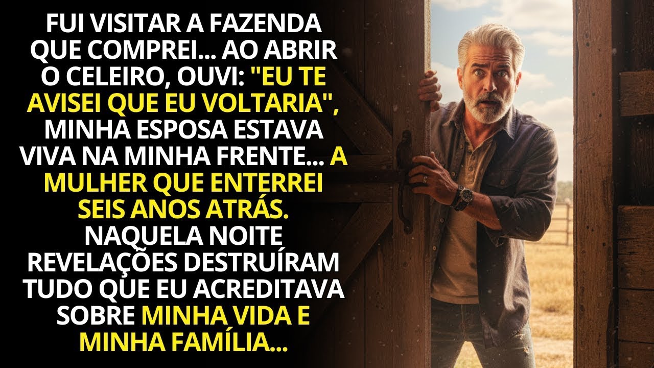 Fui visitar a fazenda que comprei ao abrir o celeiro, vi minha esposa morta… viva diante de mim.