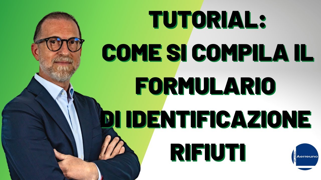 VALIDITÀ FINO 12 FEBBRAIO 2025  -  Tutorial: come si compila il formulario di trasporto dei rifiuti