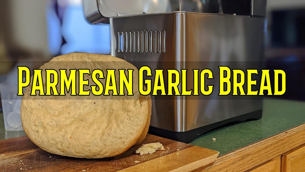 Easy Parmesan Garlic Bread | Bread Maker Recipe | Baking Bread