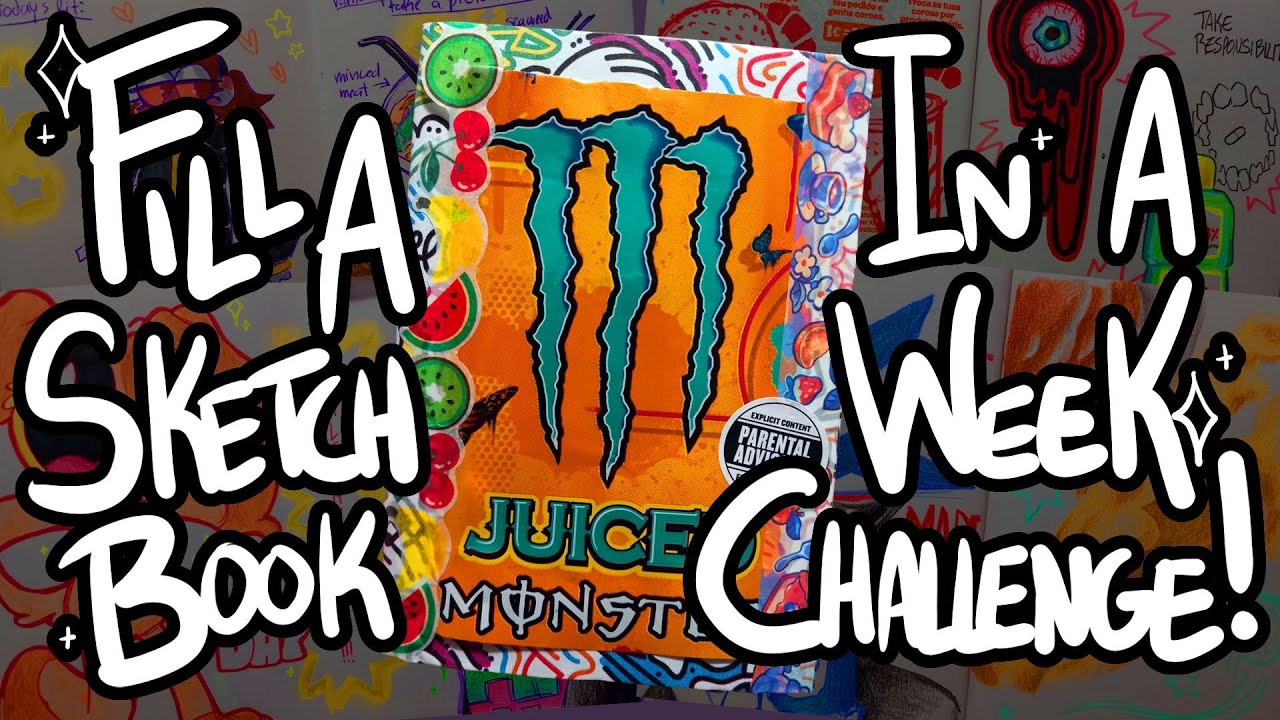 SKETCHBOOK In A WEEK Challenge!! | tiny tiny bby sketchbook