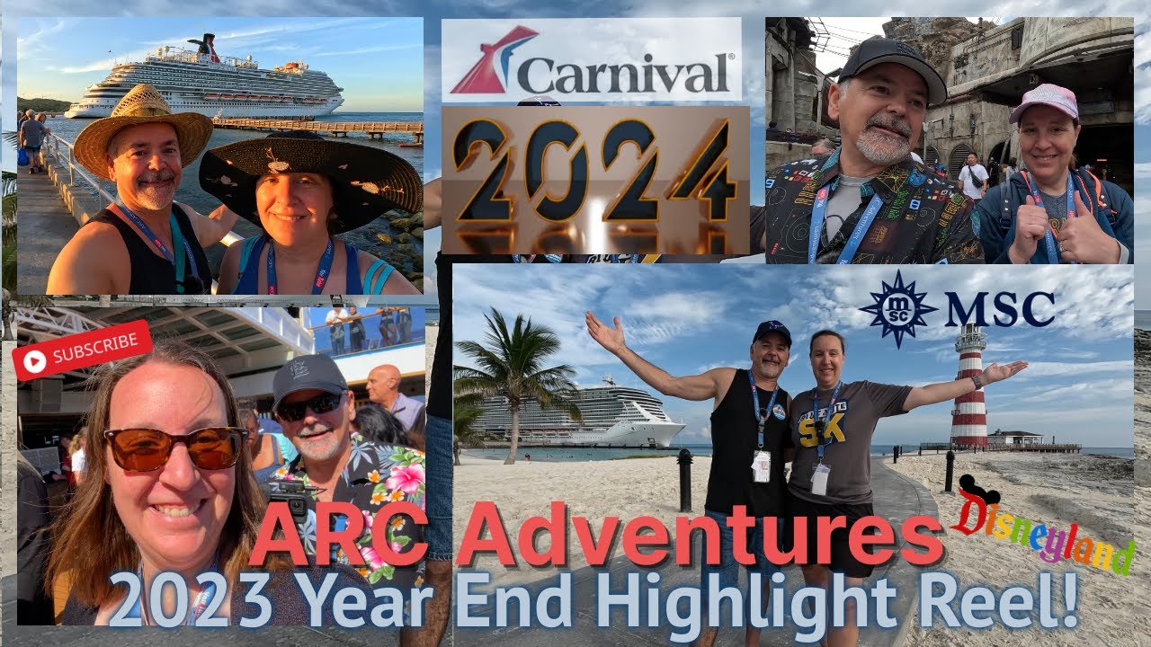 ARC Adventures 2023 Cruise Highlights! | Happy 2024 Everyone!! | 4-Cruise Highlight Reel!