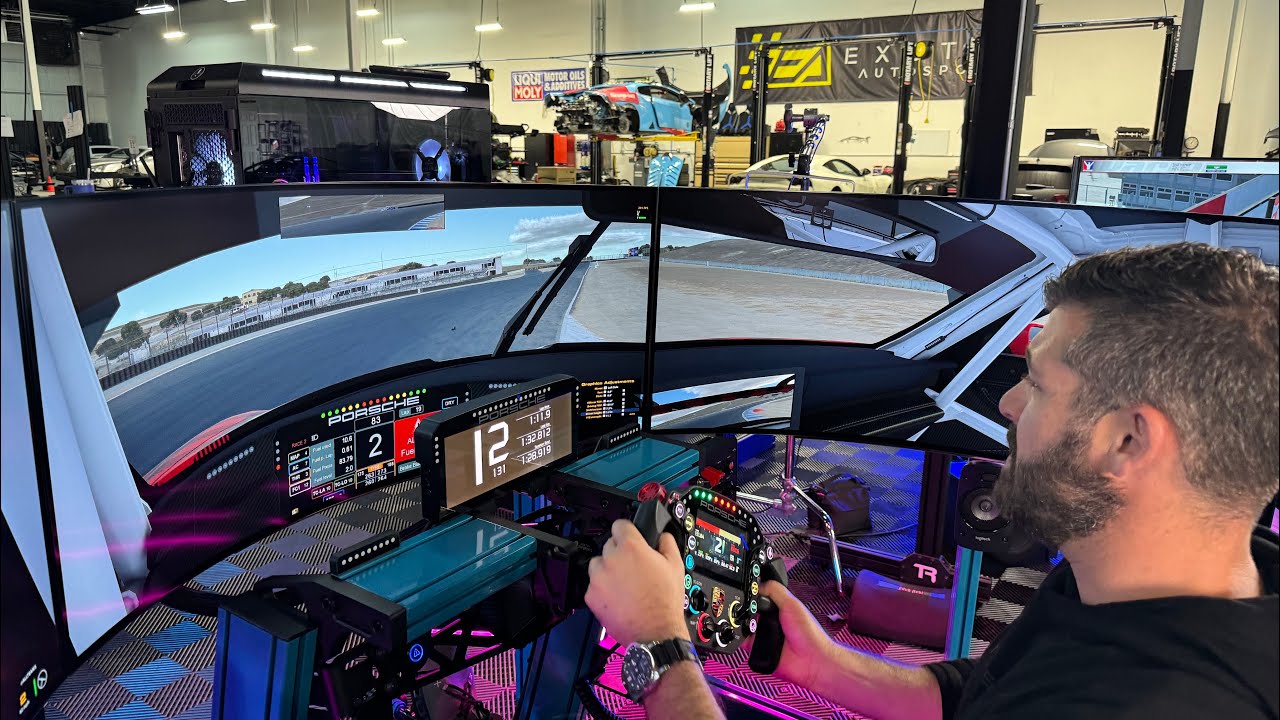 Trip To World's Top Sim Racing Builders Podium 1 Racing to See Their New Building VLog