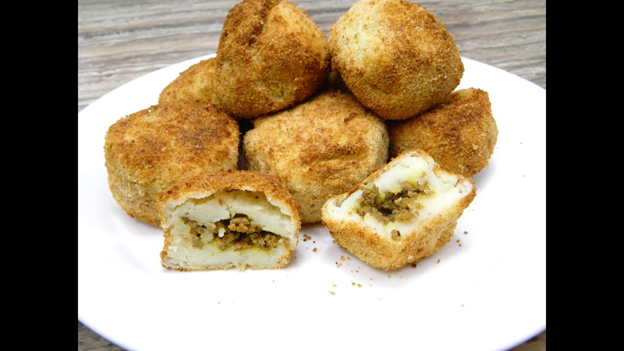 How to make Rellenos de Papa or Stuffed Potato Balls in an Air Fryer!