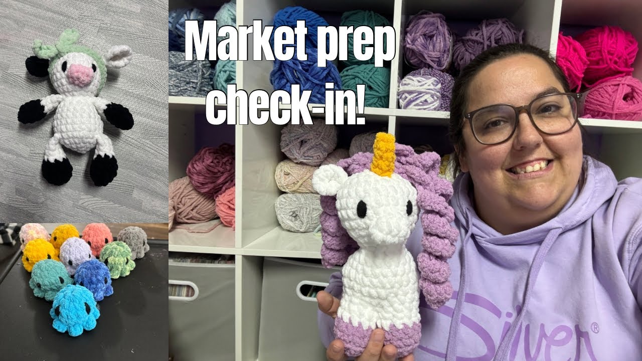 What I crocheted this week for market prep! 