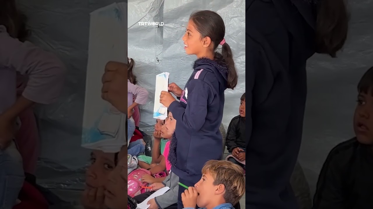 Tent schools bring hope to Palestinian children in Gaza