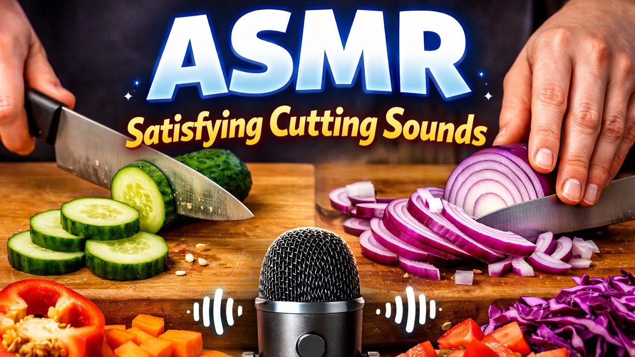 ASMR | SATISFYING CUTTING SOUNDS |