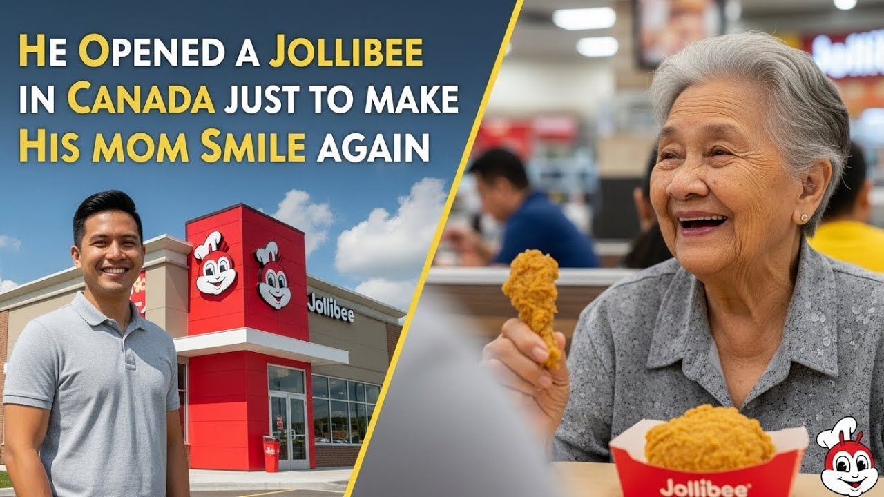 Он открыл ресторан Jollibee в Канаде, чтобы снова порадовать свою маму.