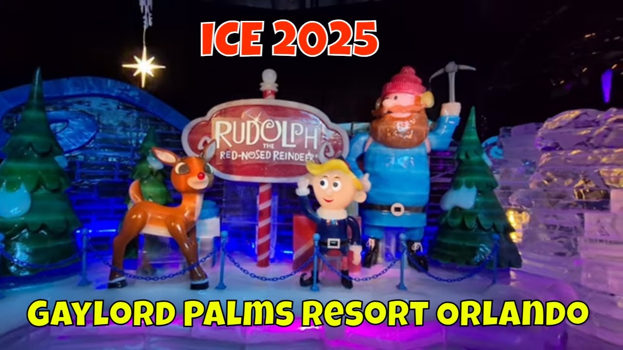 Лёд! С участием Рудольфа, красноносого оленя™, в курортном комплексе Gaylord Palms Resort в 2025 ...