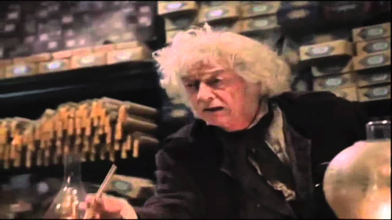 Harry Potter in Ollivander Wand shop