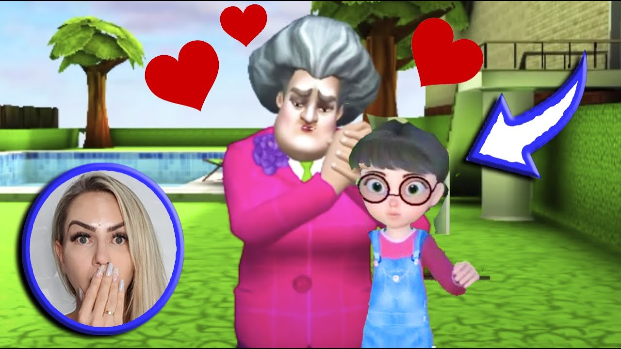 A PROFESSORA MALVADA SCARY TEACHER virou MINHA AMIGA