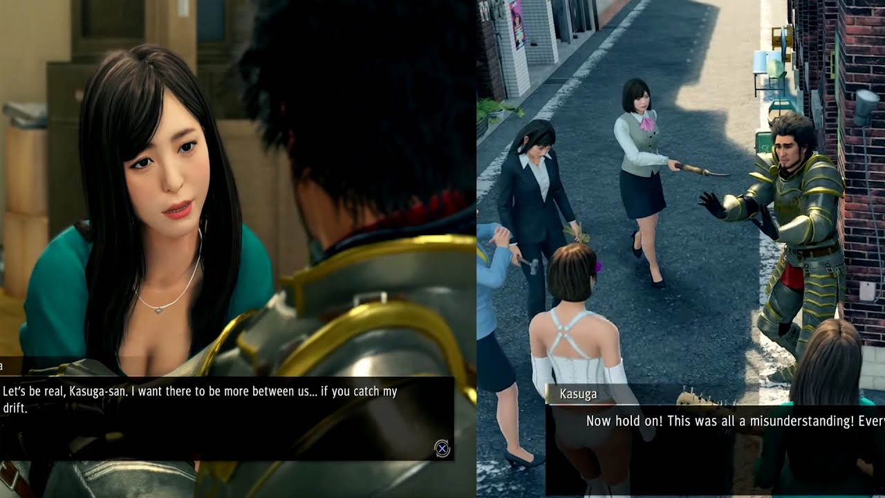 Yakuza Like A Dragon All Final Romance Scenes & Cheating (English Dub) [Yakuza 7]