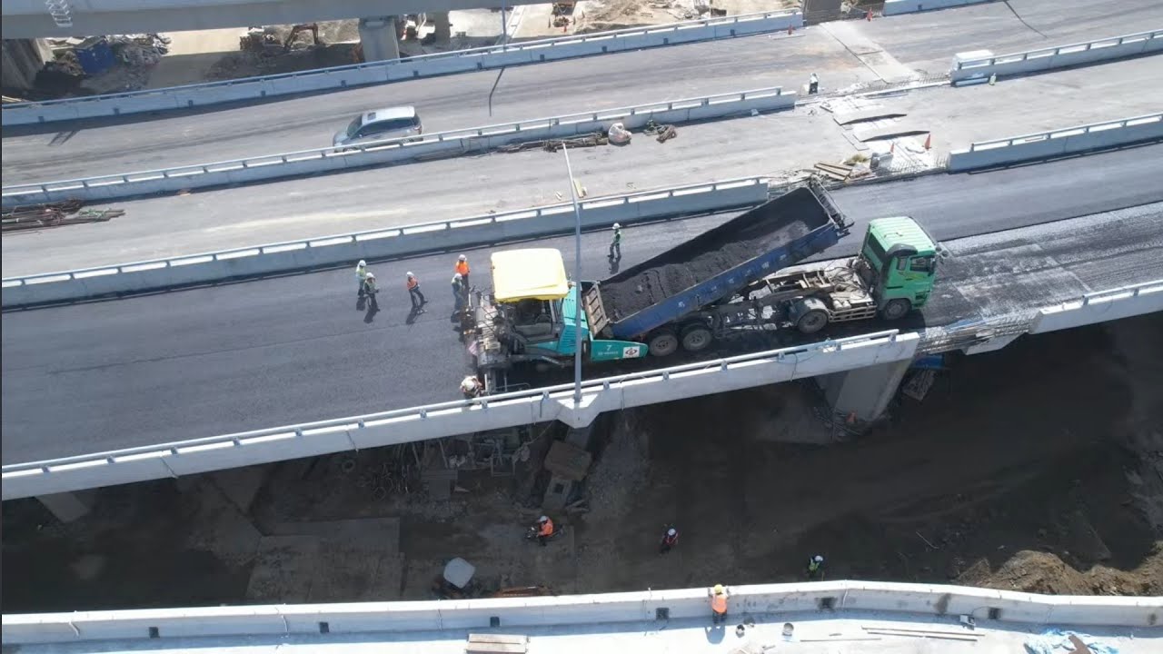 2026.03.18  淡江大橋 淡水端 各區施工概況進度觀察 空拍 LIVE 直播