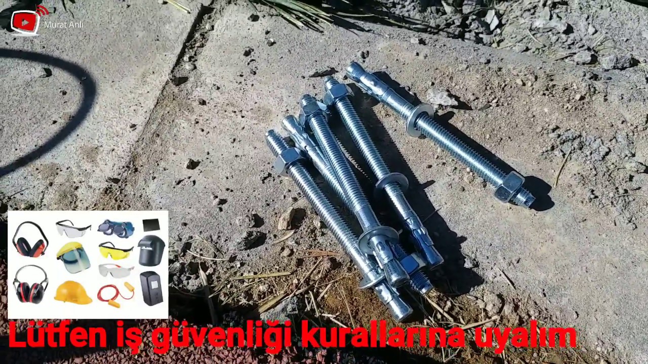 Klipsli çelik dübel nasıl monte edilir.