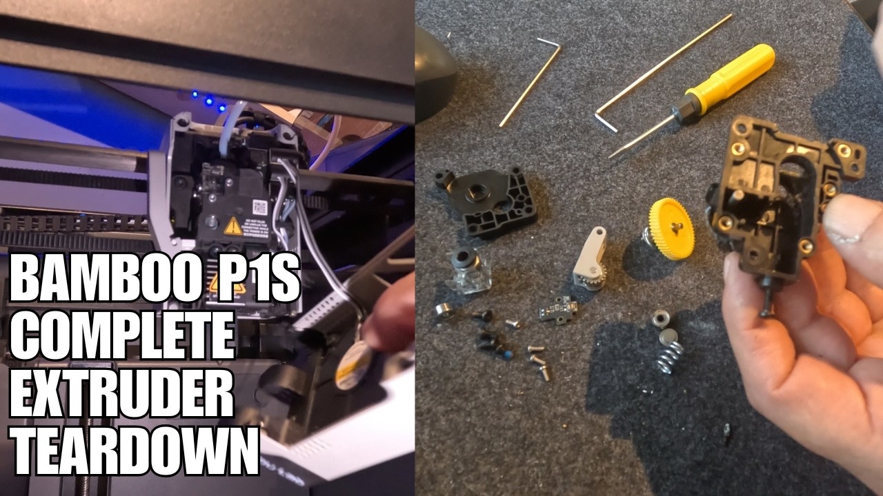 Экструдер Bambu P1S вышел из строя &mdash; Полное руководство по разборке экструдера &mdash; Пошаговое руково...