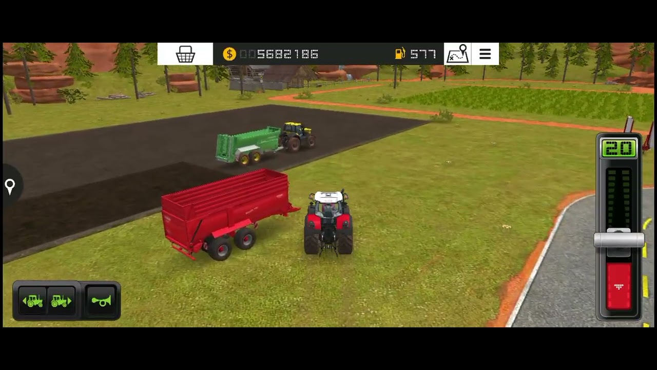 Fertilização dos campos com o novo fertilizante (Versão FS 18)