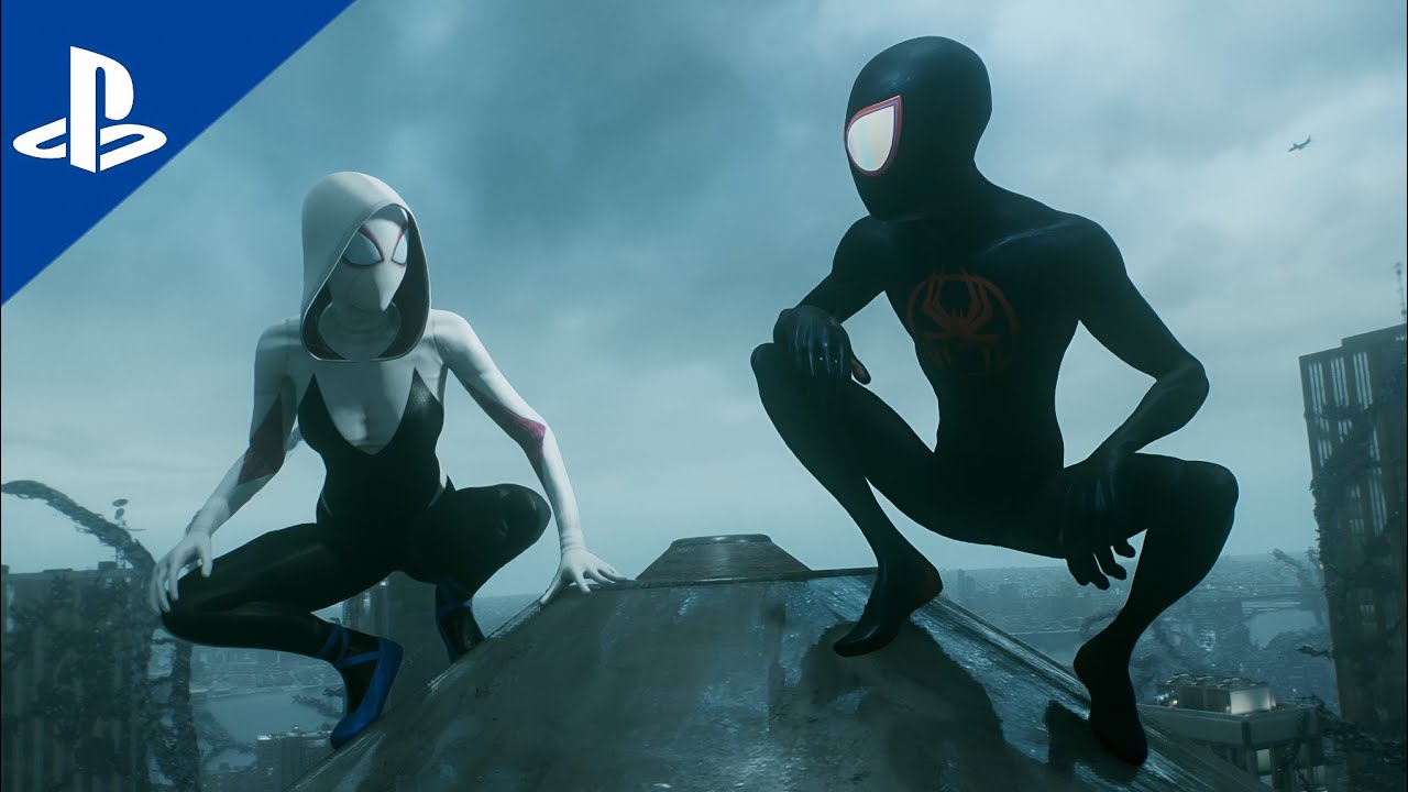 SPIDER-GWEN and MILES MORALES vs THE SYMBIOTES | BEYOND THE SPIDER-VERSE