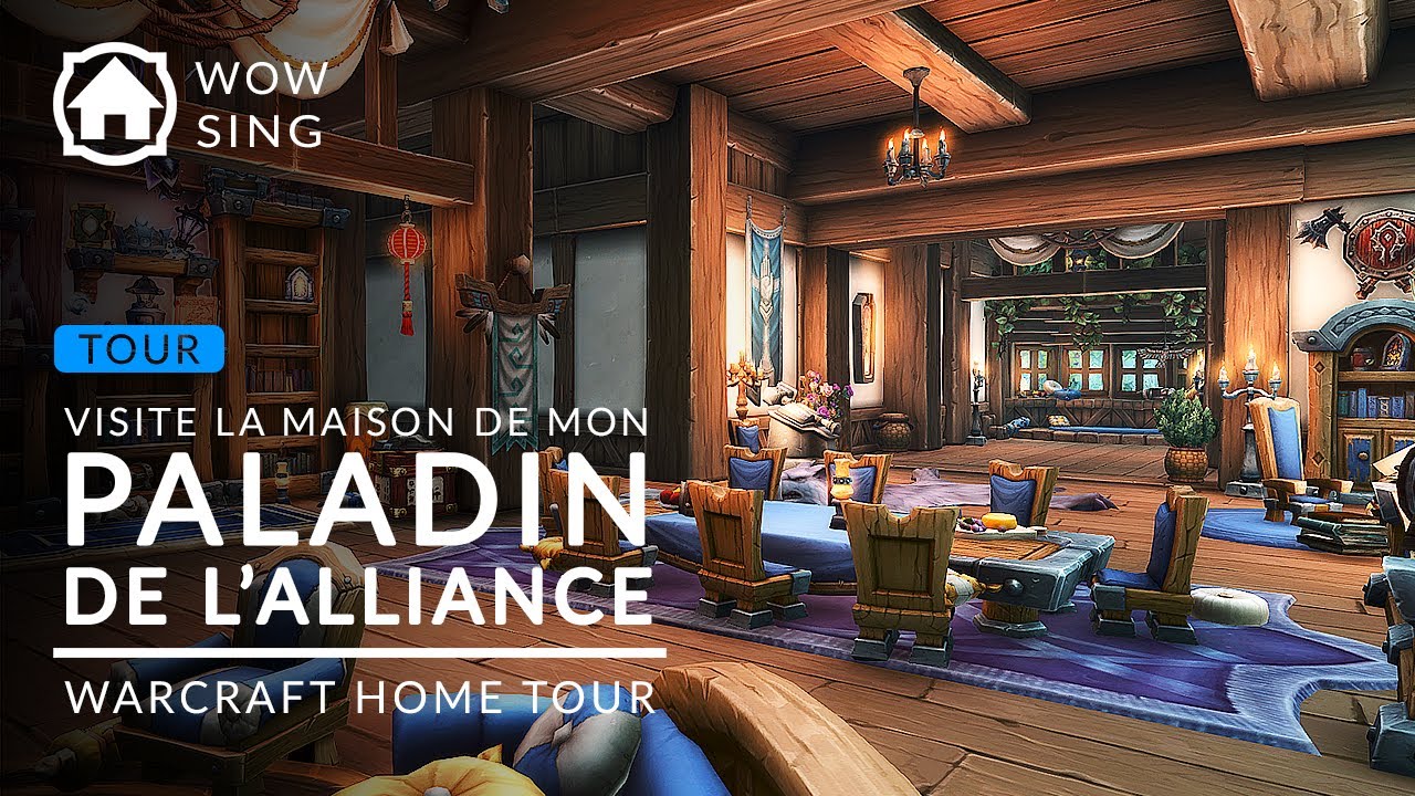 Je te fais VISITER ma MAISON dans WORLD OF WARCRAFT !