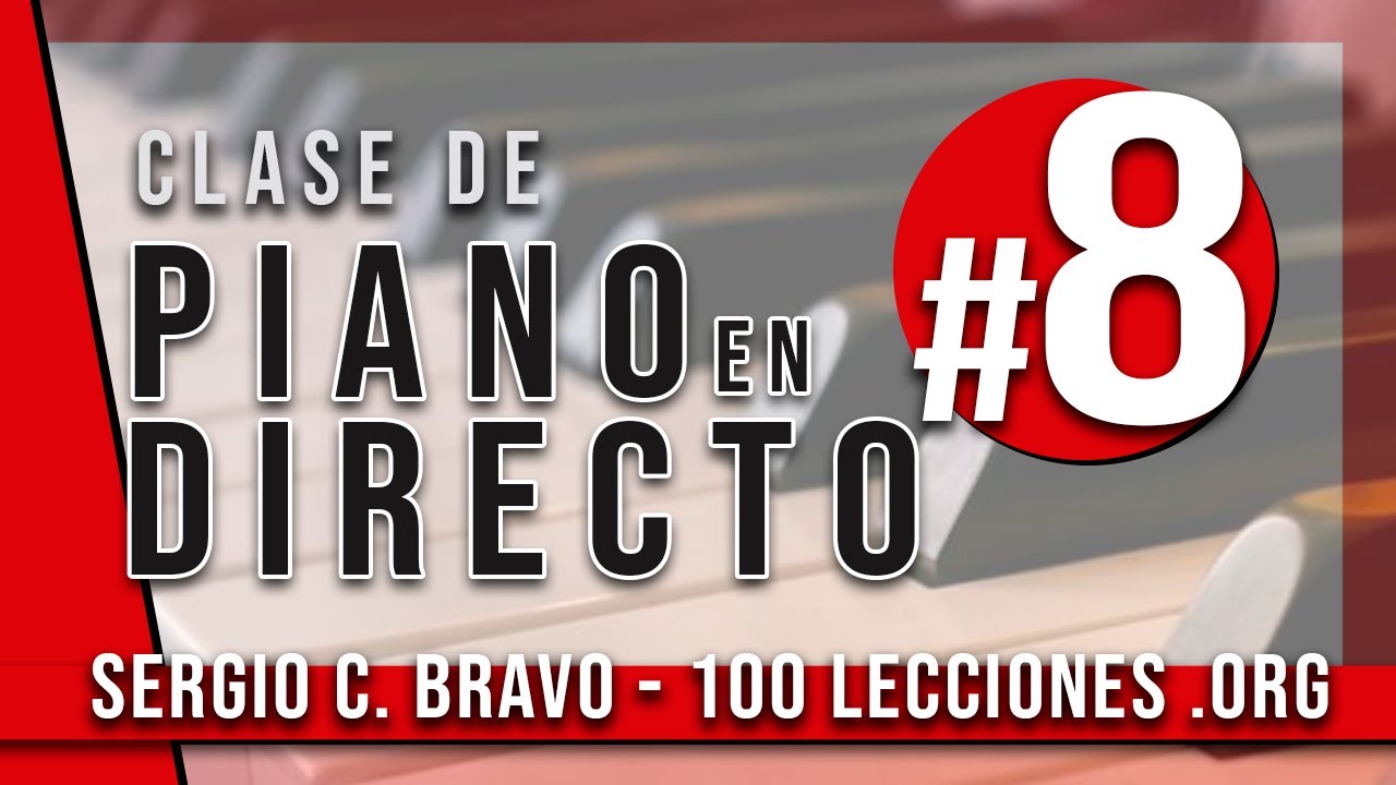🔴 Clase de Piano #8 - Como cambiar rápido de acordes en piano. Práctica con acordes.