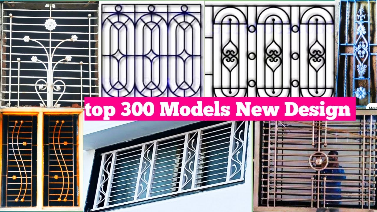 Simple windows grill design/ top grill design for home/ steel grill design for home/ ss window grill