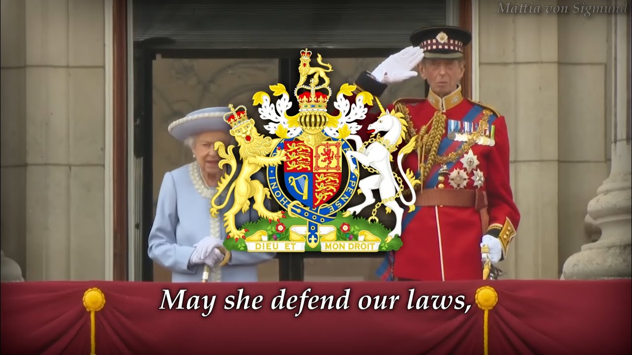 God Save the Queen (1745) National Anthem (1837–1901, 1952–2022) • United Kingdom (1801–)
