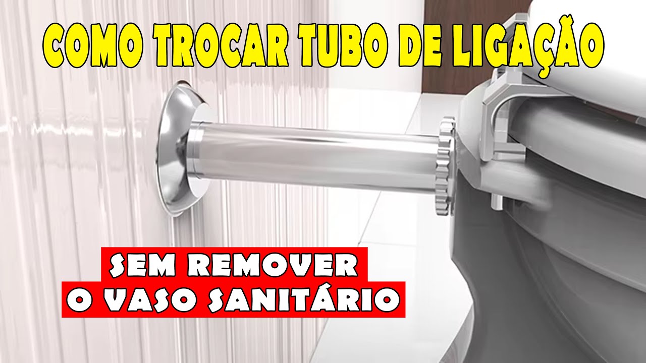 Como instalar TUBO DE LIGAÇÃO sem remover vaso sanitário
