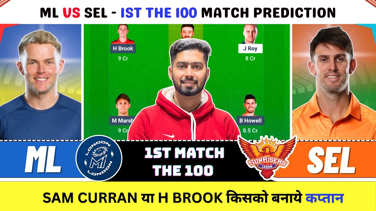 ML vs SEL Dream11 Prediction, ML vs SEL Today Match Prediction, ML vs SEL Dream11, The Hundred 2026