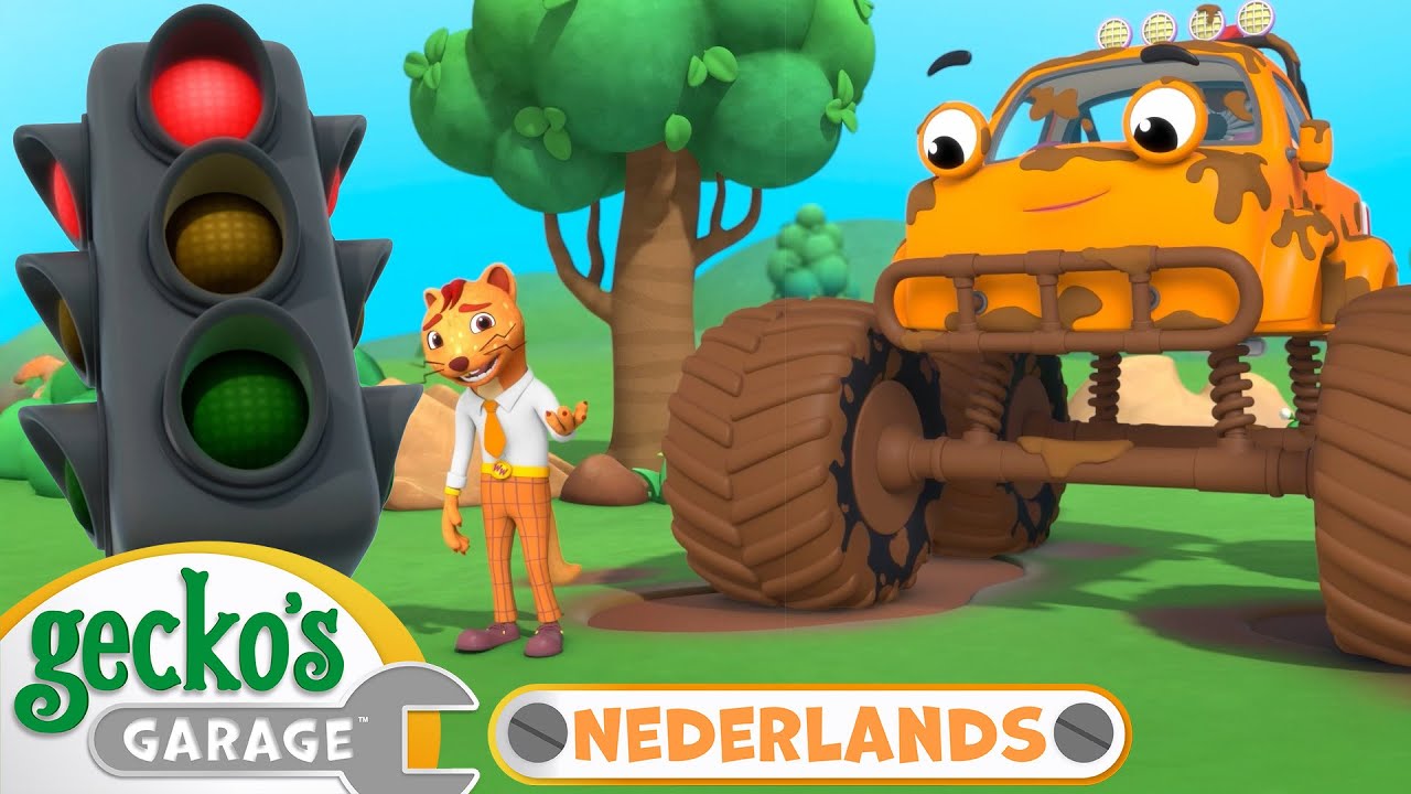 De grote race | Gecko's Garage Nederlands | Vrachtwagen Cartoons Voor Kinderen