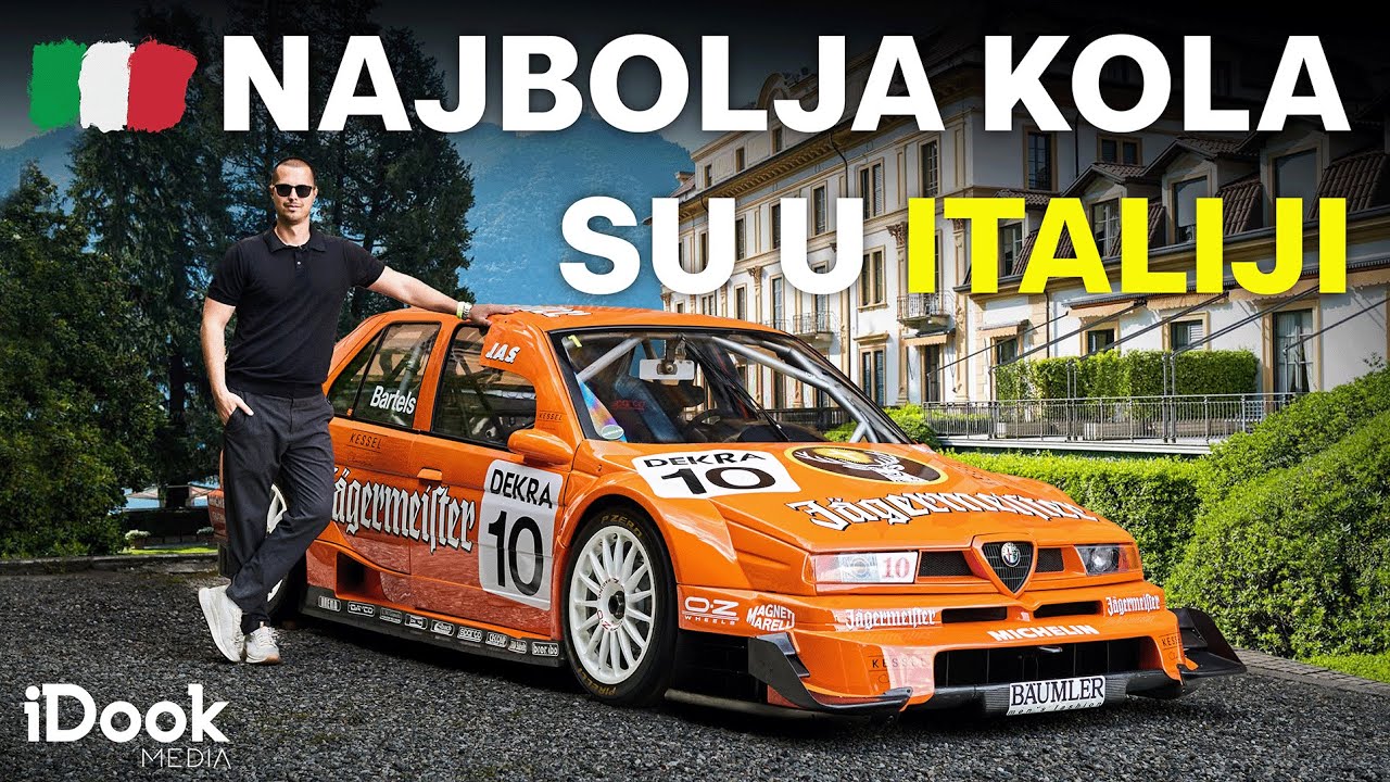 NAJLEPŠI AUTOMOBILI SVETA na jezeru Como - Fuori Concorso 2025. 🇮🇹