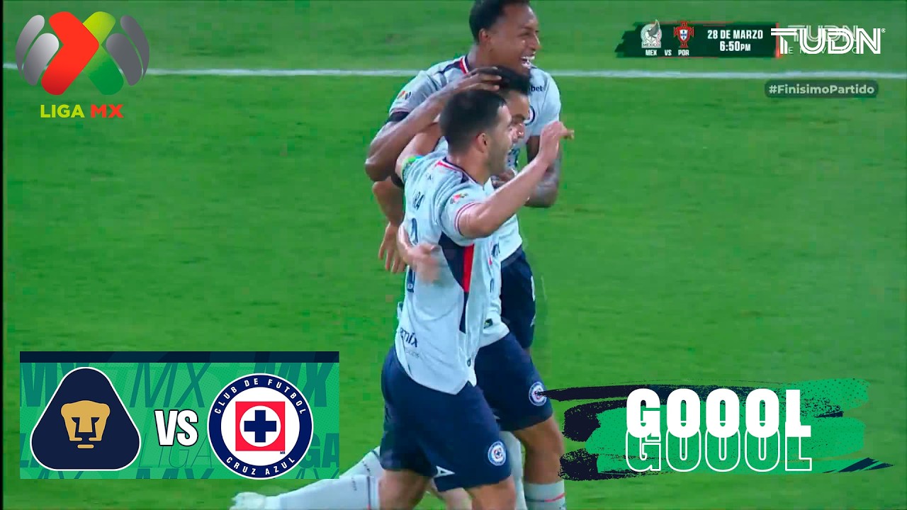 ¡GOLAZO DE CRUZ AZUL! Pumas 0-2 Cruz Azul | Liga MX - Jornada 11 Clausura 2026 | TUDN