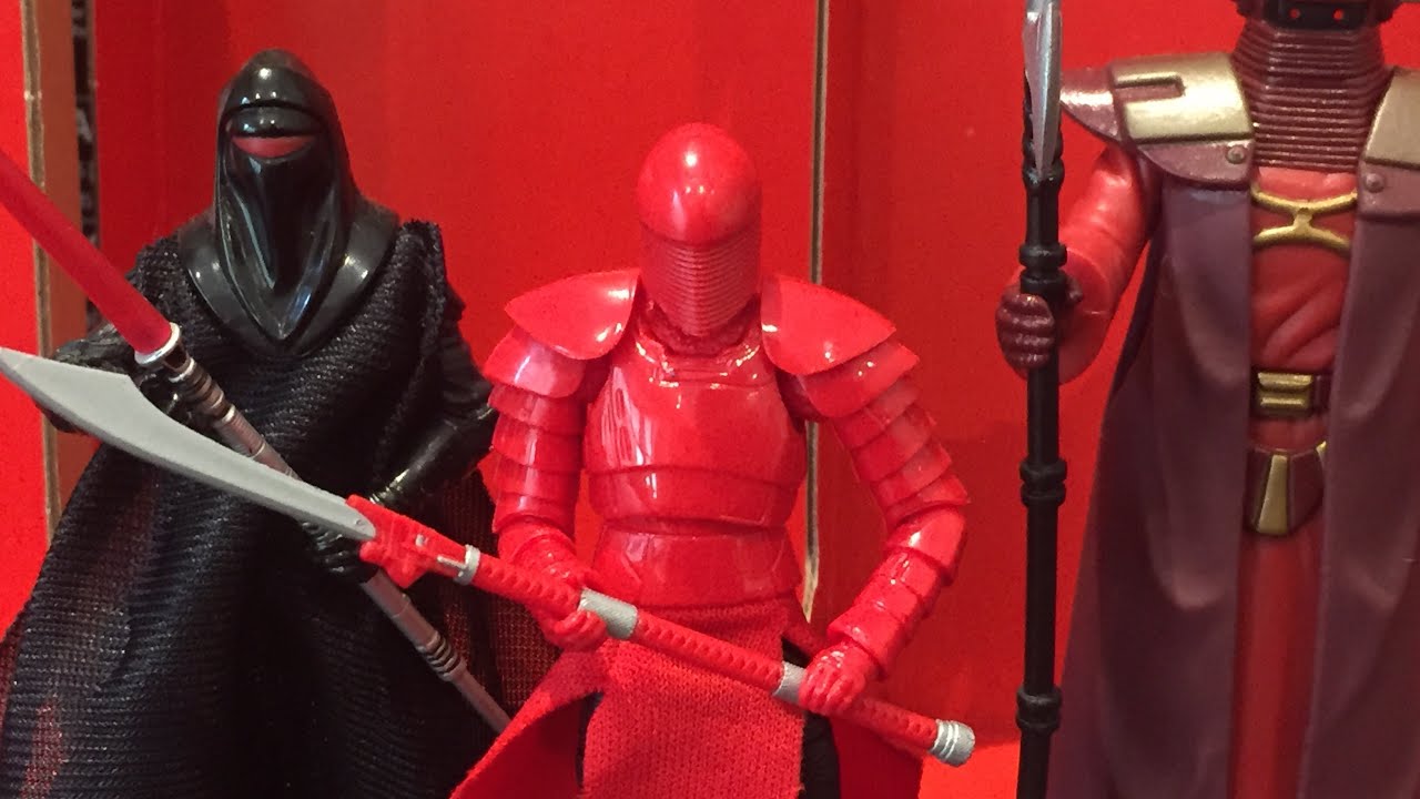 Star Wars Elite Praetorian Guard Black Series 3.75” action figure review The Last Jedi