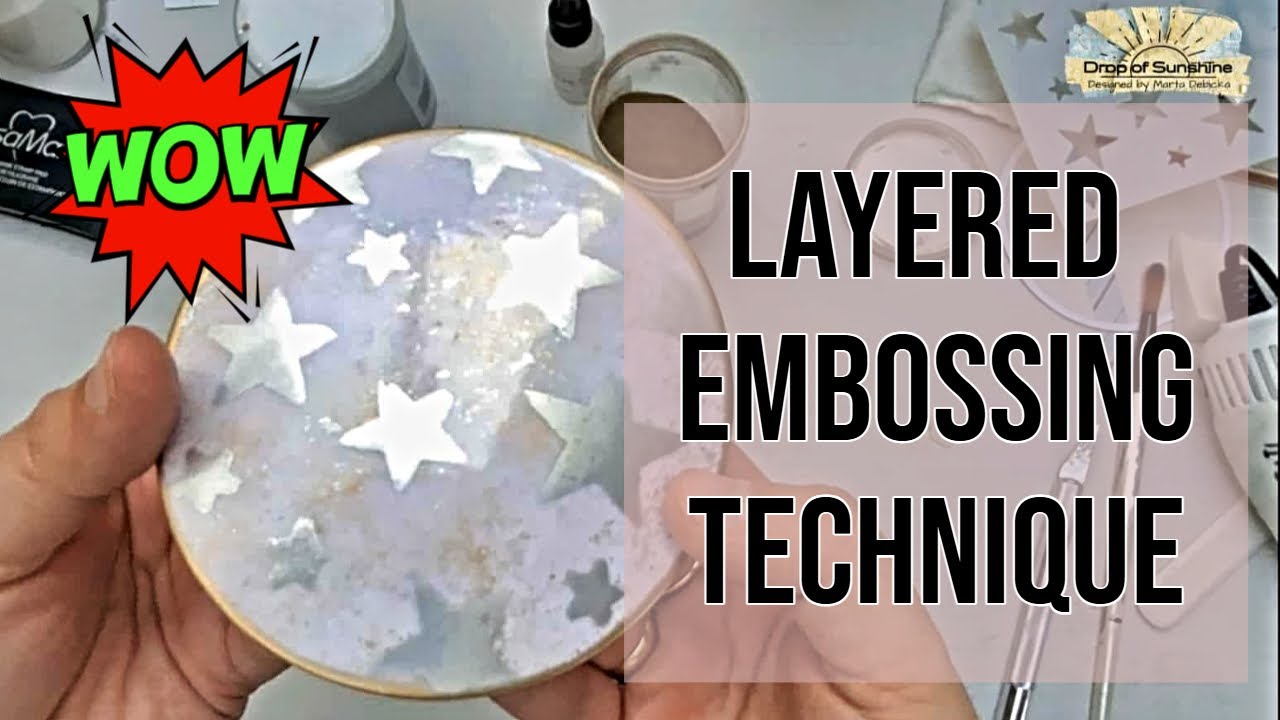 🔥🔥 Обязательно попробуйте эту технику многослойного тиснения!!! Потрясающие результаты с @WowEmbo...