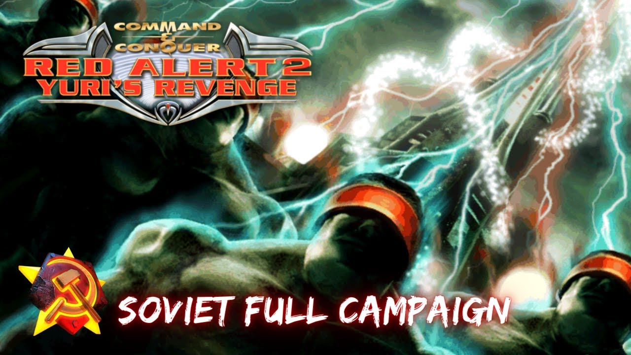 C&C Red Alert 2: Yuri's Revenge - Soviet Full Campaign / All Missions Complete Walkthrough Longplay