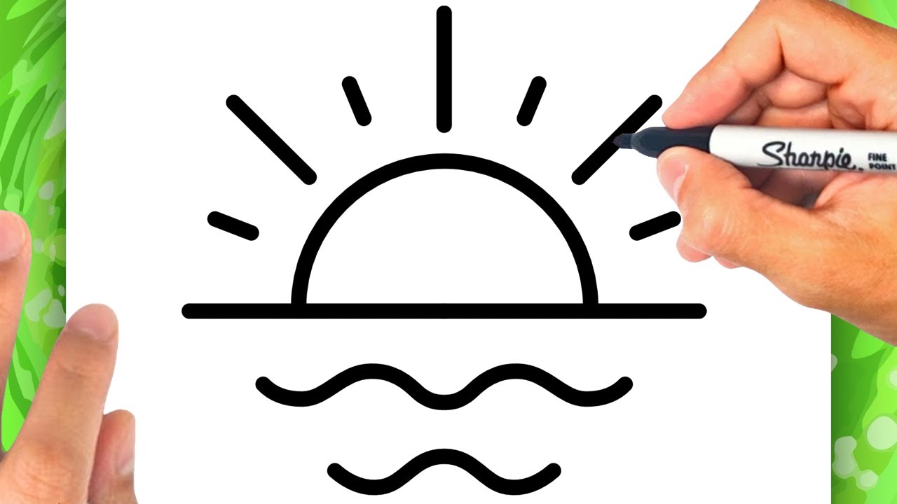 COMO DESENHAR UM SOL