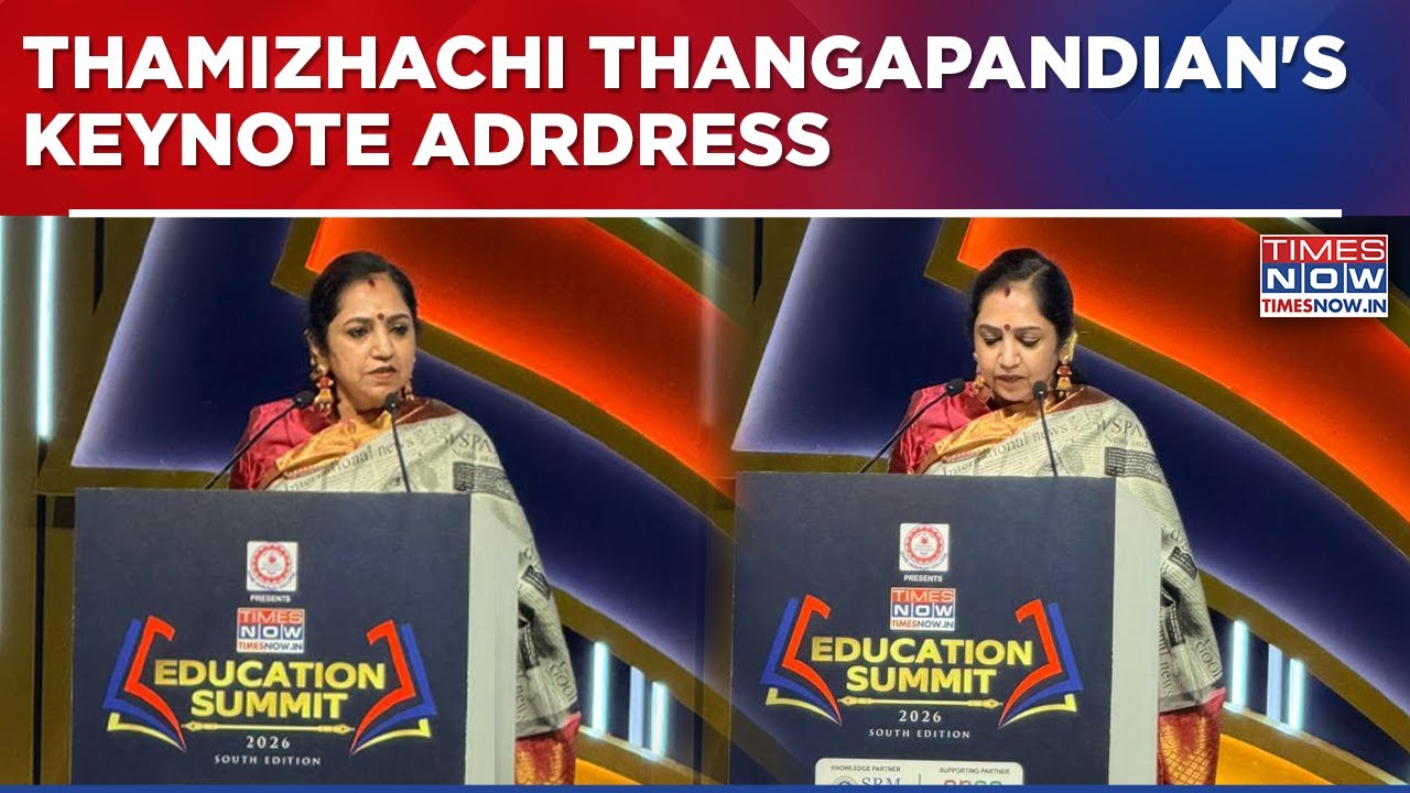 Dr Thamizhachi Thangapandian Delivers Keynote Address At Education Suummit 2026 - South Edition