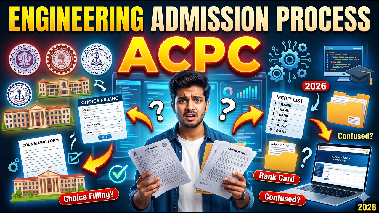 🛑🛑🛑 ACPC ENGINEERING ADMISSION PROCESS 🛑🛑🛑 STEP BY STEP GUIDANCE 2026 ADMISSION